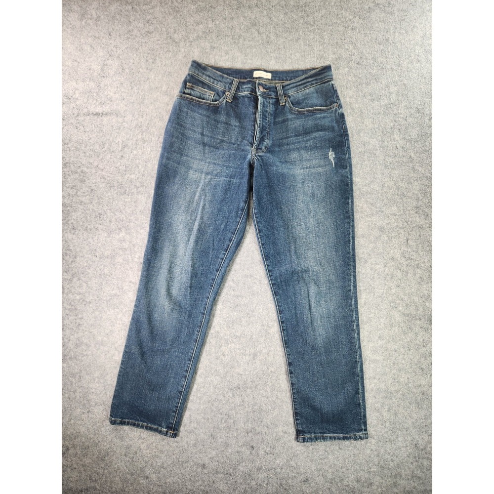 Women's Blue Cropped Jeans